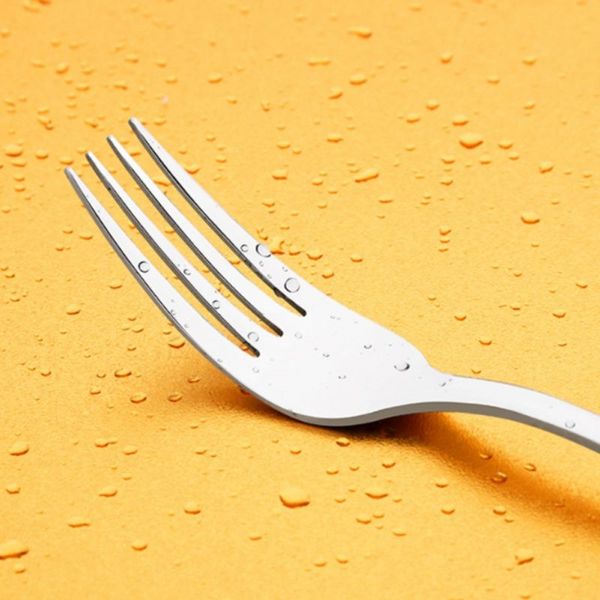 

stainless steel forks korean cute thick children fruit dessert cake fork set fashion small western meal fork for steak