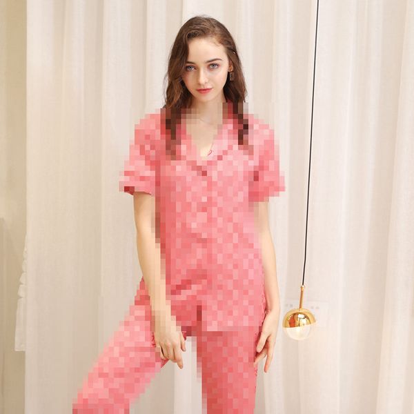 

роскошные полный g стиль женская пижама весна и осень шелковый женщин sleepwear лето девушки тонкая рубашка главная одежда наборы, Blue;gray