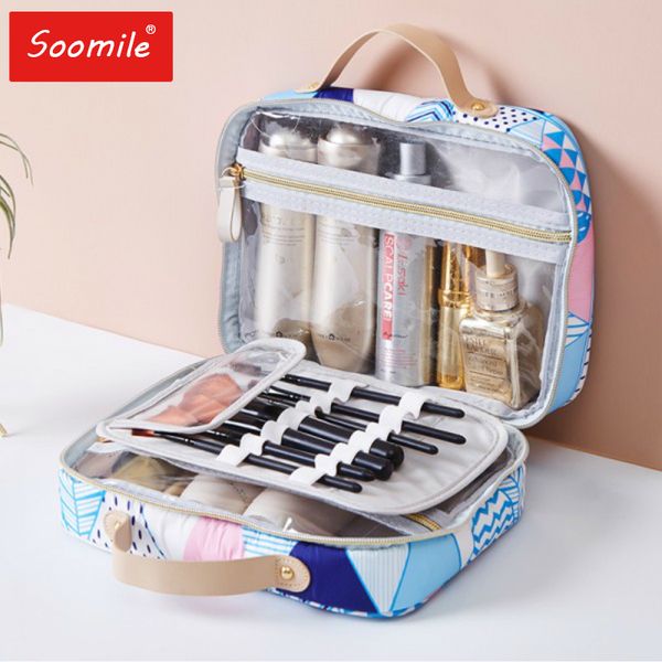 

2020 new women fashion professional beauty travel makeup organizer empty big make up bag artist cosmetic case large storage bag cy200518