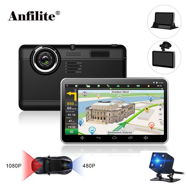 

Anfilite H55 7-дюймовый емкостный Android-автомобильный GPS-навигатор Quad Core 16 ГБ автомобильн