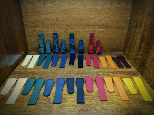 

Aaa cla colored watchband new oft and durable waterproof watchband acce orie with ilver original teel buckle