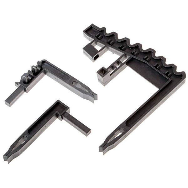 

golf 9 club plastic shafts holder stacker fits any size of bags organizer