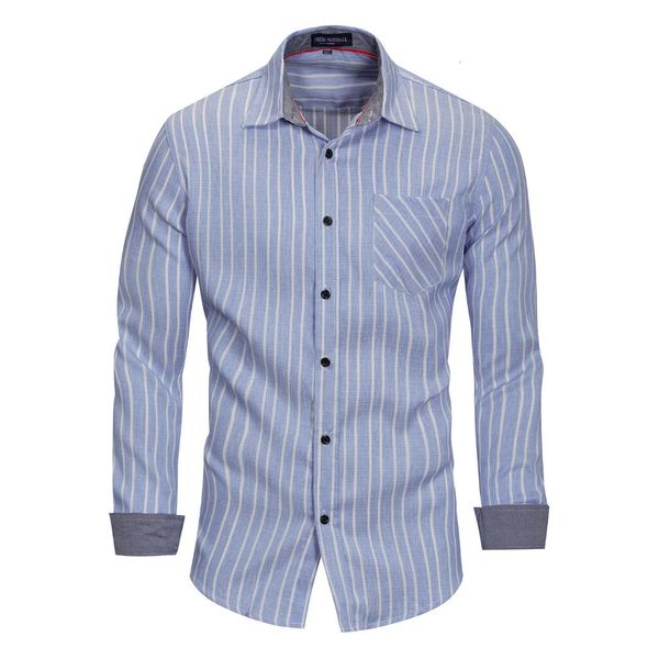 

will code men's wear pure cotton long sleeve shirt stripe shirt 165, White;black