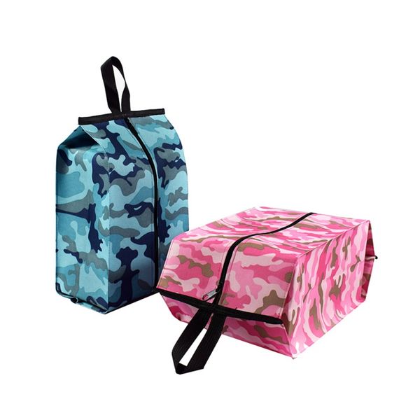 

flower print organizer travel bag for shoes zipper waterproof women storage bags foldable toiletry makeup pouch storage for shoe