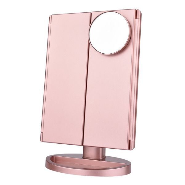 2019 Led Touch Screen 22 Light Makeup Mirror Table Desktop Led Touch Screen 22 Light Makeup Mirror