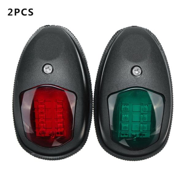 

2pcs marine led side light signal lamp side marker light navigation lamp for marine boat yacht truck trailer van universal led