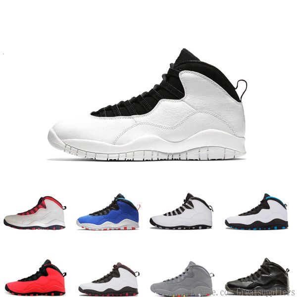 

classic 10 10s men sneakers cool grey i m back black cement chicago designer basketball shoes sports trainers size us 7-12