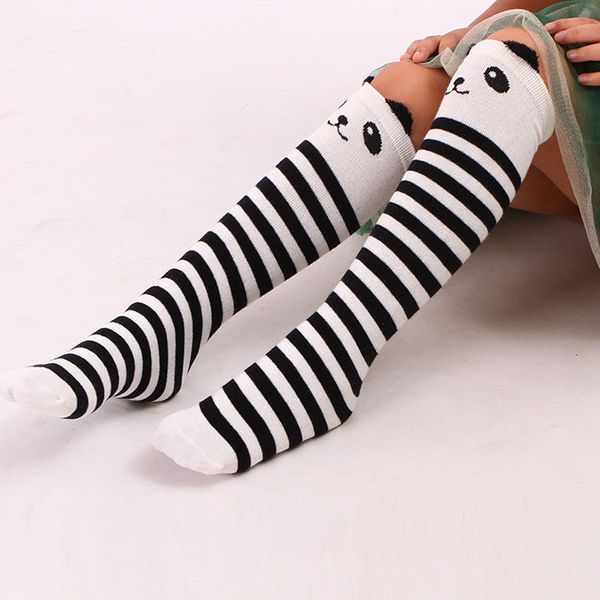

baby long socks children kawaii 3d cartoon animal warm sock 2017 new baby cotton over knee high long sock, Blue