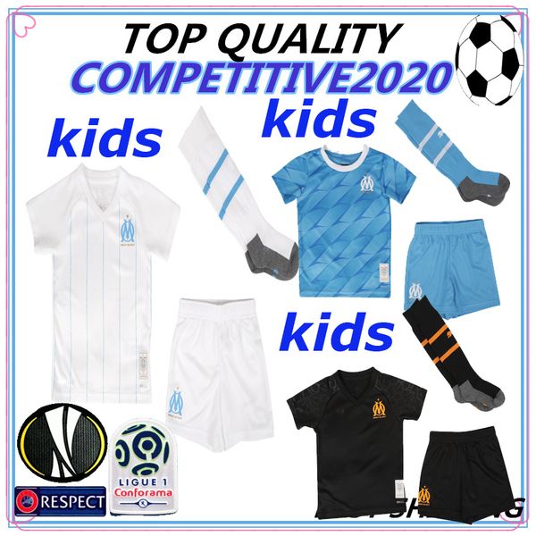 

Kid kit 2019 2020 thailand olympique de mar eille occer jer ey maillot de foot payet l gu tavo thauvin 19 20 men de igner t hirt