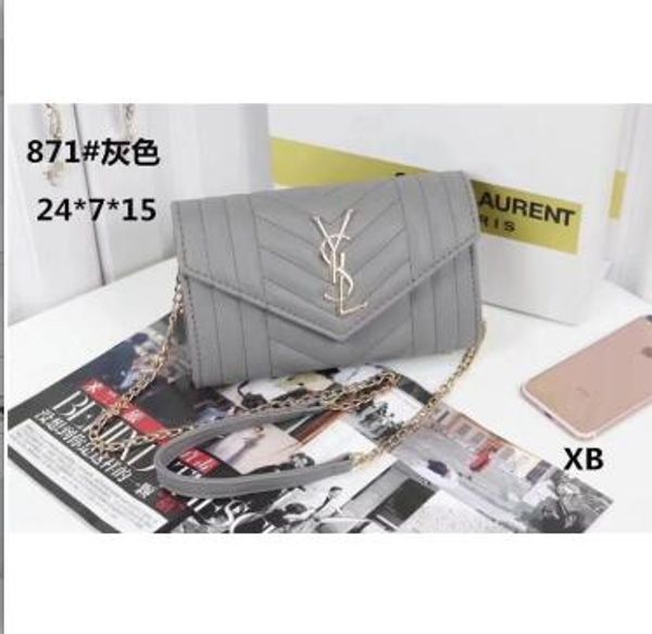 

q180 new 19 woman handbag crossbody leather pu fashion chain shoulder bag 09