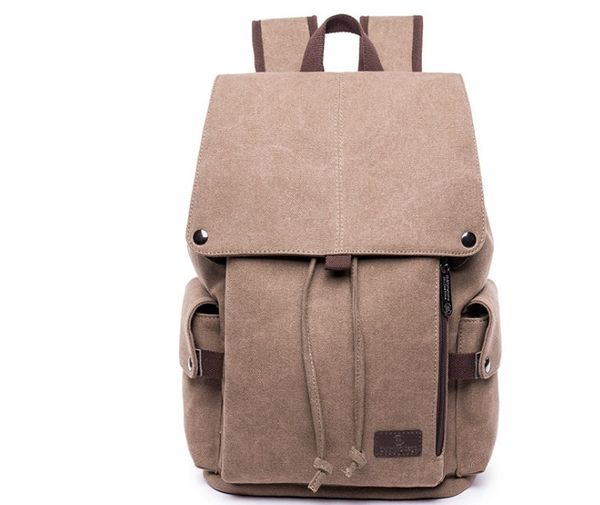 

casual nylon-cotton large backpack outdoor rucksack school bags teenager bags