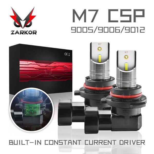 

zarkor h11 led h7 car bulb 30000lm 55w csp m7 h9 h8 9006 9012 6000k 3 9005 led lights for car