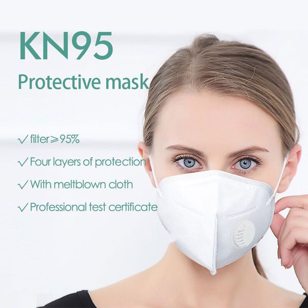 

face mask ce proved kn95 with valve anti dust face mask folding without valve n95 protective dustproof pm2.5 masks