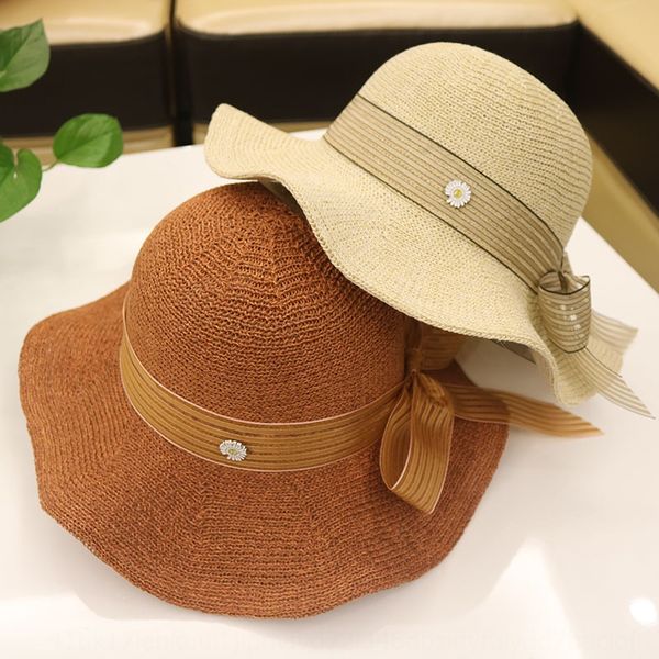 

beach female summer all-match sun straw straw hat sun-proof face-covering travel seaside holiday sun hat big brim, Blue;gray