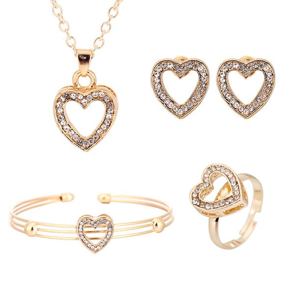 

ювелирные наборы конструктора luxury свадебные обручальное сделано сплава с rhinestone украшения геометрическая для подарка jstz051, Silver