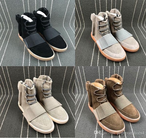 

2019 new shelves arrival 750 boost running shoes light gray black chocolate brown shiny black og fashion street sports shoes