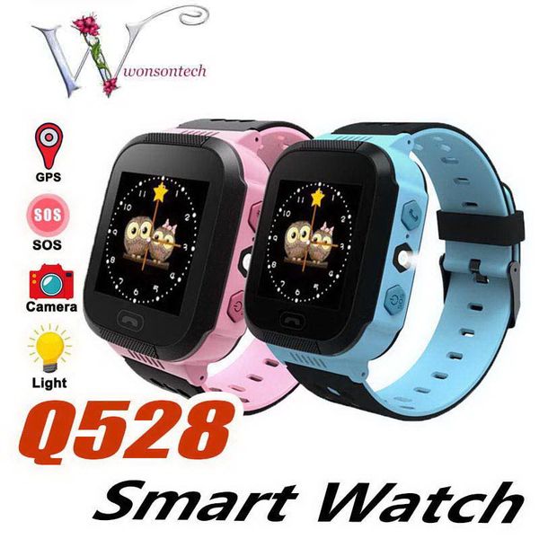 

Q528 Детские умные часы Kid SmartWatch 1,44-дюймовый сенсорный экран SOS Аварийная GPRS-сигнали