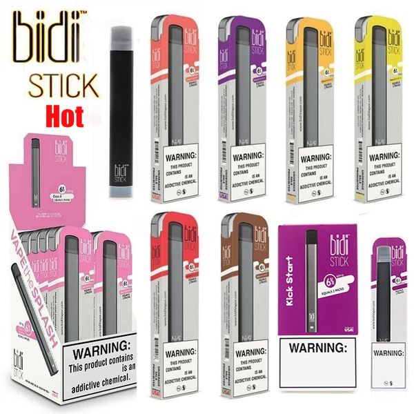 

BIDI STICK одноразовое устройство Pod Starter Kit 280mAh аккумуляторная батарея 1,4 мл картридж Vape Plus Pen покупать право VS HYPPE BAR Mr Vapor Kits