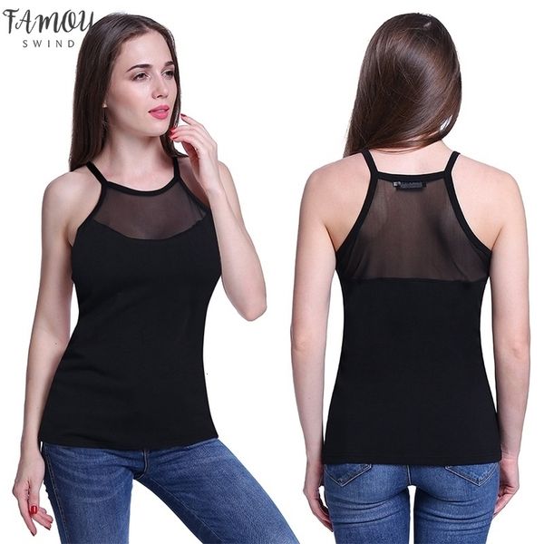 

womens clothing women mesh black lovely lady summer sleeveless fashion t shirt party street, White