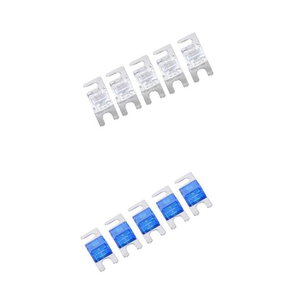 

10 pieces 80a+60a mini anl bolt fork fuse kit car audio circuit breaker
