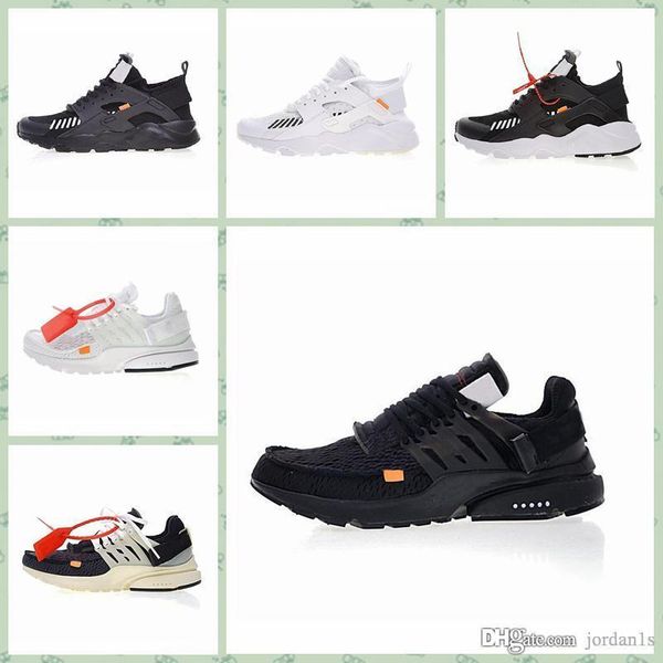 

nlmx1f 2019 new airs off plus prestos women mens white black huarache luxury designer sneakers outdoor sports running shoes size36-45