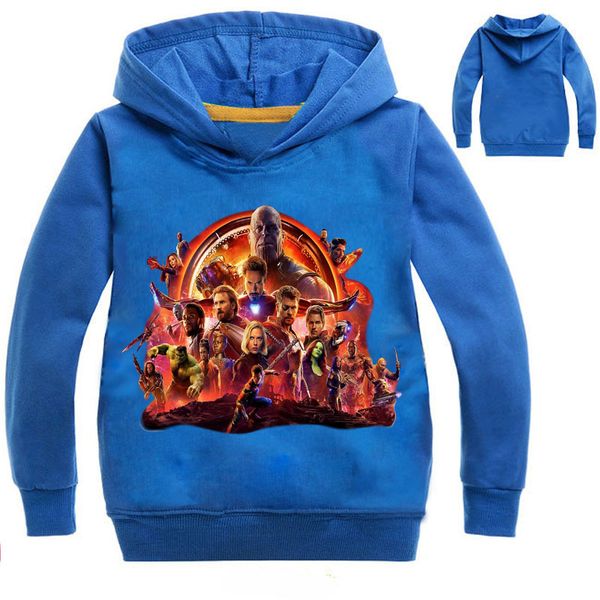 

the cotton cartoon children hooded casual coat spring autumn boys sweatshirts girl kids long sleeve t shirt tee, Blue;gray