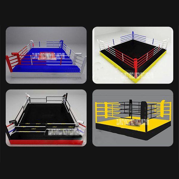 

5x5m square shape large fighting competition kickboxing boxing platform sport fitness boxing ring standard ground platform hp008