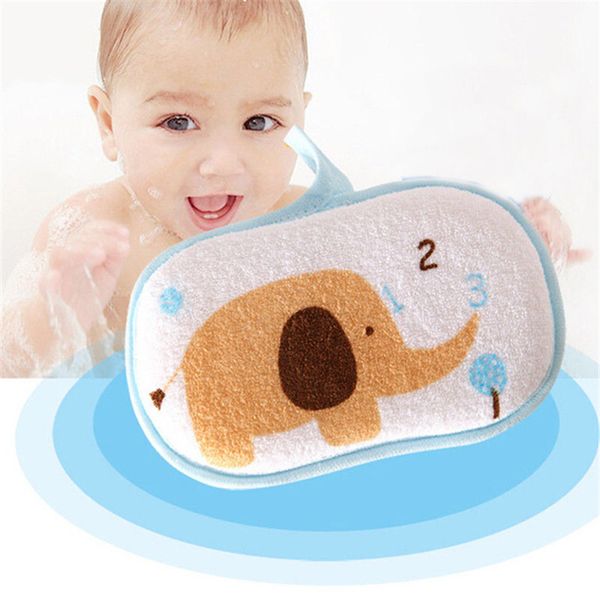 

soft bath towel newborn comfortable sponge cartoon pattern cute baby towel infant bath brush child shower sponge body care