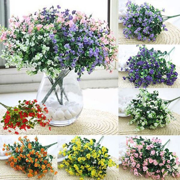 

artificial silk gypsophila babys breath flower plant home wedding decor