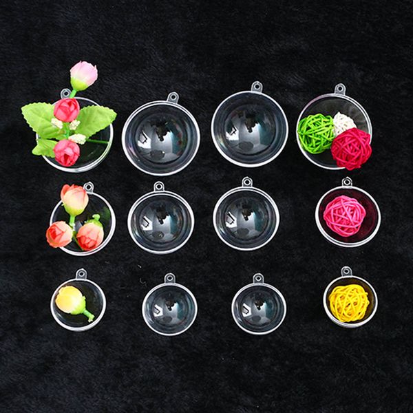 

clear ball christmas tress decorations ball transparent open plastic clear ornament christmas tree decorations xmas supplies