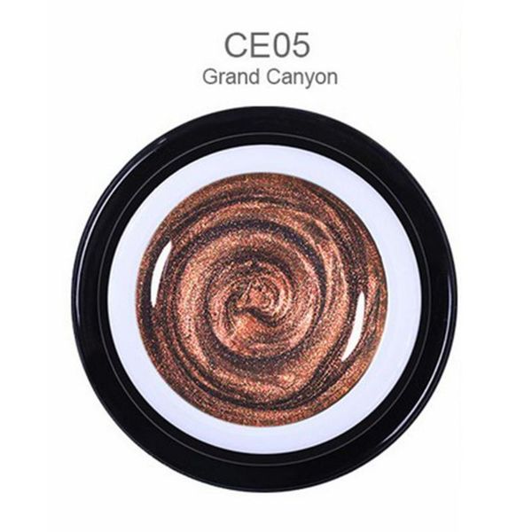 

9d chameleon cat eye nail gel magnetic soak off uv gel nail polish romantic shining lacquers 5ml black base
