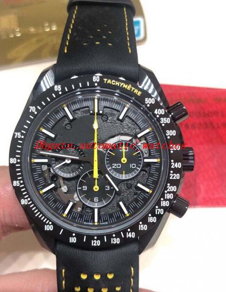 

luxury watch mens 311.92.44.30.01.001 44.25mm super-luminova quartz chronograph fashion men's watches wristwatch, Slivery;brown