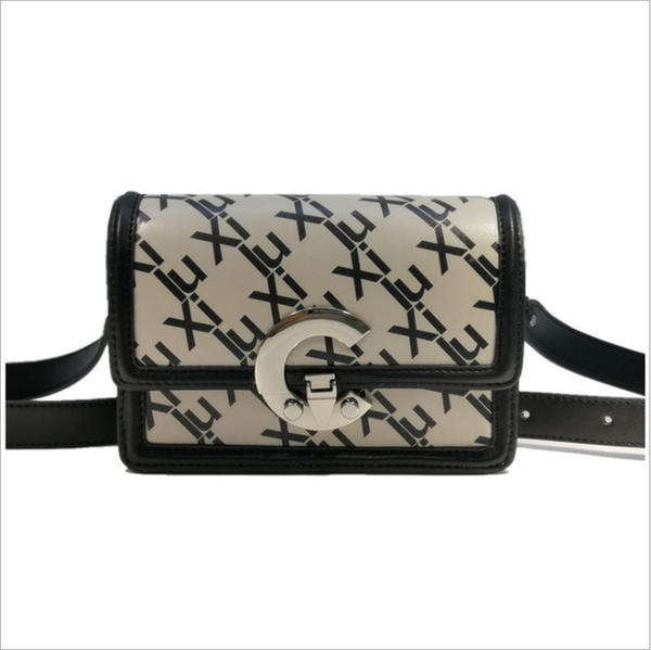 

2020 новое письмо печать первого слоя коровьей сумки ins messenger bag pocket
