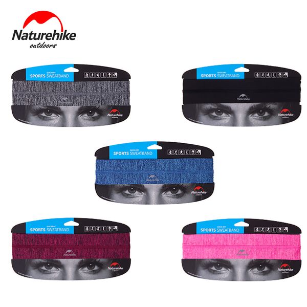 

naturehike outdoor sports sweatband headband sport anti-slip fitness running basketball yoga workout headband, Yellow;black