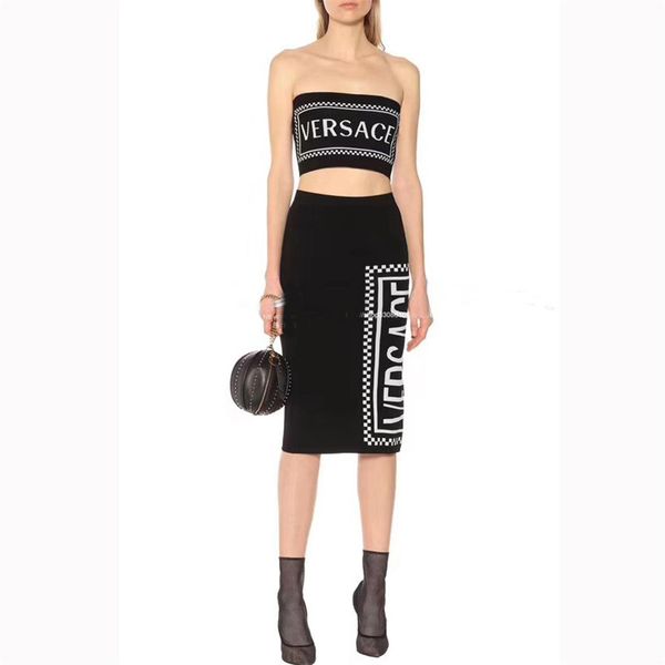 

Brand de igner women clothe fa hion ummer two piece dre track uit women luxury two piece outfit elegant evening kirt