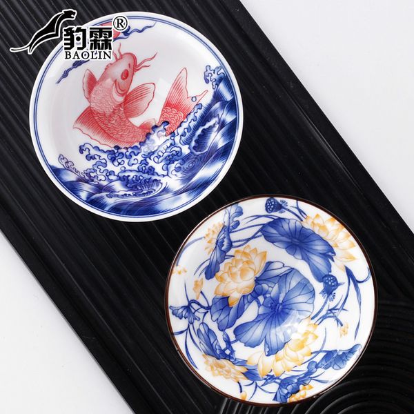 

jingdezhen ceramic bowl with hand-painted sample tea cup single white porcelain tea set tea masters cup small hat cup