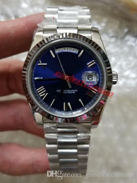 

dateday luxury watch 40mm 228235 228238 automatic ceramic bezel 2813 movement watches watch men wristwatch design classic, Slivery;brown