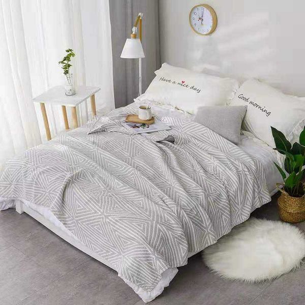 

three layers gauze towel blanket water washed bed sheet for kids bedding