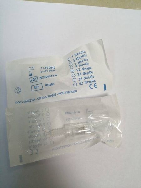 NC260 3/5/7/9/12/36/42 perni/cartuccia nano dell'ago per gli aghi elettrici automatici della penna di Derma di MicroNeedle