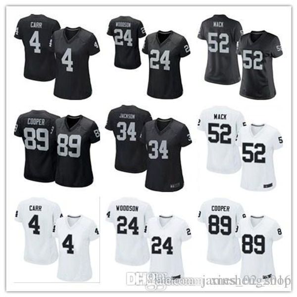 

Whole ale 2016 elite women raider jer ey 4 derek carr 52 khalil mack 89 amari cooper 24 charle wood on oakland football jer ey