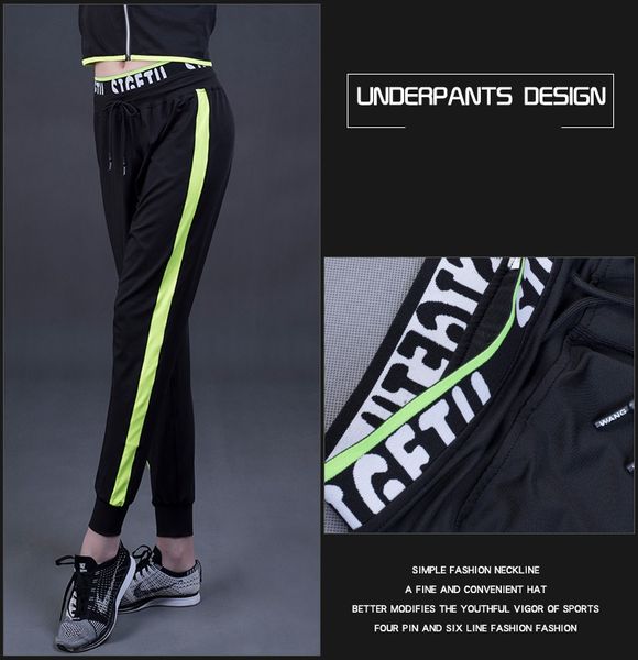 

womens srts gner pans female tights yga tights short lens tusr taig mie letr pitd pats ruig fitess tights pant, Black;blue