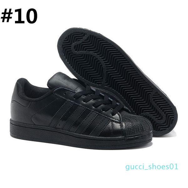 

men's and women's super star shoes fashion casual walking shoes women's flats 15 color size 36-44 new color g1, Black