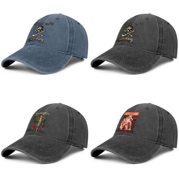 

motley crue too fast for love tour 82 black mens and women trucker denim cap design fitted golf cool fashion baseball cute classic, Blue;gray