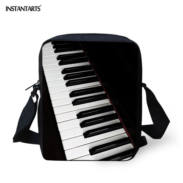 

instantarts music colorful piano keyboard print mini messenger bags students fashion school bookbags casual crossbody bag