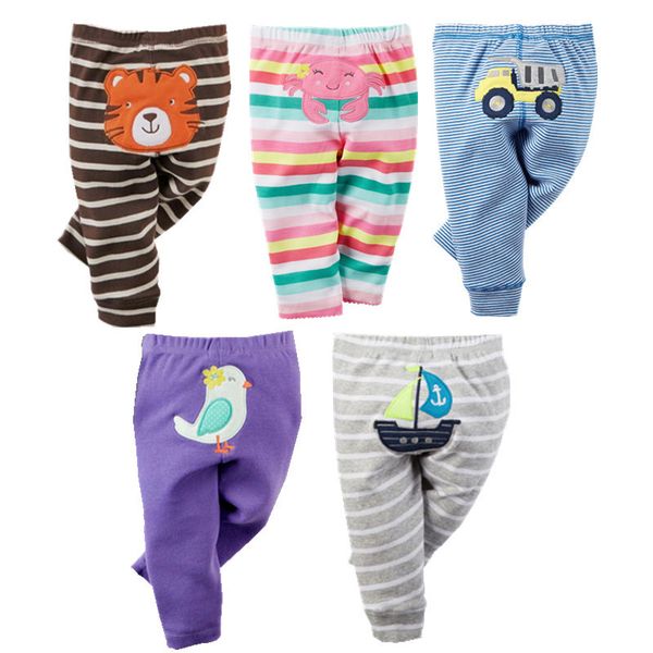

baby clothing maguayeshi cartoon baby boy pants cotton baby girl pants spring 5pcs random delivery striped dot infant clothing y190529, Blue