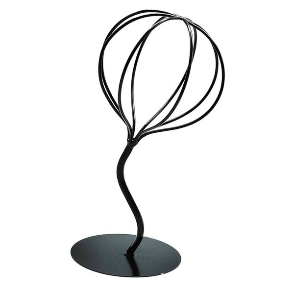 

modern metal hat cap holder tabledecor wig display stand shelf