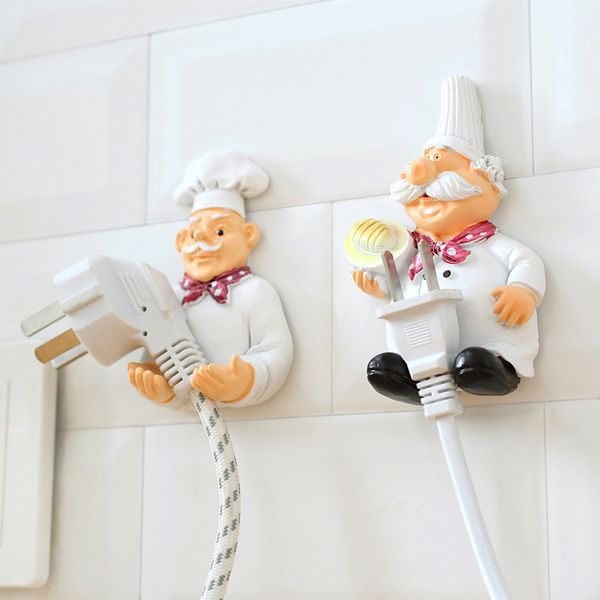 

kitchen hanger plug bracket organizer socket power cord storage rack shelf holder wall mounted adhesive force sticky hook