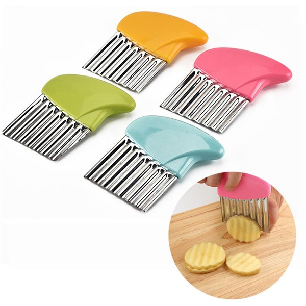 

wave onion potato slices crinkle french fries salad corrugated cutting chopped potato slicer kitchen gadgets and accessories