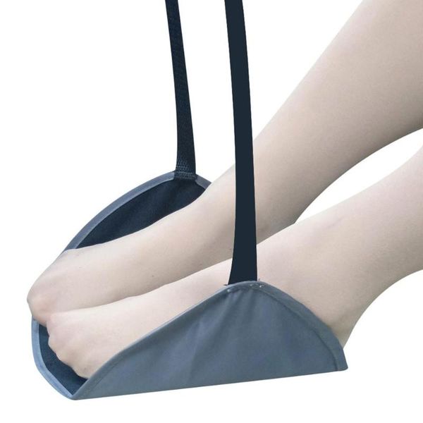 

portable travel footrest carry-on adjustable height hanging feet pad accessories b36e