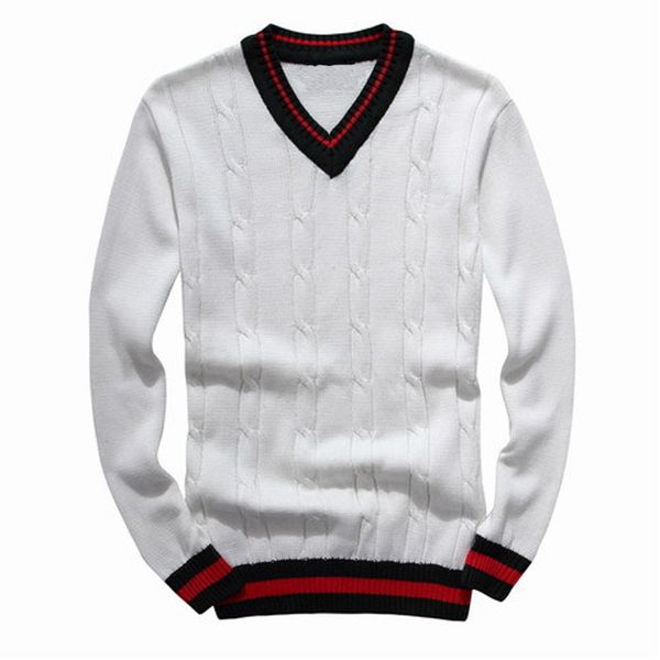 

2019 new brand men lei ure weater luxuriou embroidery weater long leeve pullover knitting weater zip cardiga olid color hirt, White;black